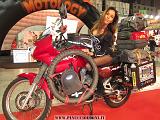 Eicma 2012 Pinuccio e Doni Stand Mototurismo - 042 la modella prova la sella